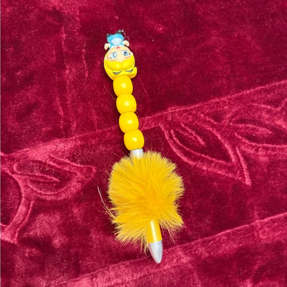 Yellow Caterpillar Kids Toy Pen